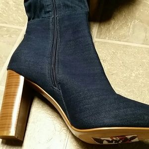 report thigh high boots